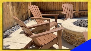 Polywood Outdoor Adirondack Patio Chairs  Review [upl. by Irep]