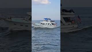 Yacht Janthina  Comes Very Close To The Dolphins  Point Pleasant Beach New Jersey [upl. by Warila]