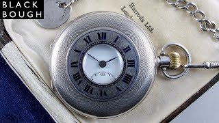 Bulla retailed by Harrods silver pocket watch hallmarked 1923 [upl. by Manly379]