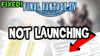 How to Fix Final Fantasy 14 not Launching 100Fix [upl. by Buatti]