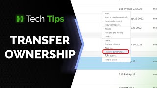 How to Transfer Document Ownership in Onshape  Tech Tip [upl. by Casandra]