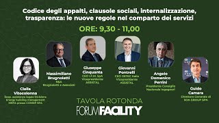 Forum Facility 2024 TAVOLA ROTONDA  PROCUREMENTS  1a Parte [upl. by Melborn]