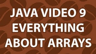 Java Video Tutorial 9 [upl. by Katha]