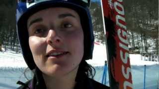 Frances Marie Bochet talking about winning World Cup downhill in Sochi [upl. by Kemble947]