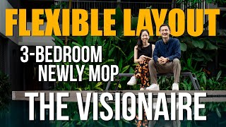 Flexible Layout  3Bedroom Newly MOP  The Visionaire [upl. by Aikas464]