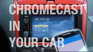 How to install Chromecast in your Car  Android Auto Alternative [upl. by Yzzik]