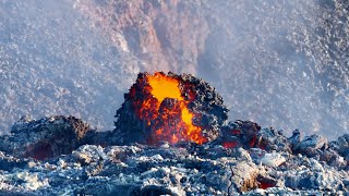 Piton de la Fournaise 2022  naissance du Piton Tikal [upl. by Mareld17]