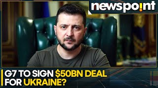 RussiaUkraine War G7 Approves 50 Bn Loan For Ukraine Using Frozen Russian Assets  WION Newspoint [upl. by Regnij]