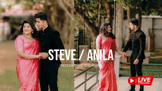 STEVE  ANILA WEDDING LIVE STREAMING  29  04  2024 [upl. by Adolph]