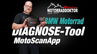 BMW Motorrad Diagnose Tool  MotoScanApp  UniCarScan BT  motorraddoktor [upl. by Stauder790]