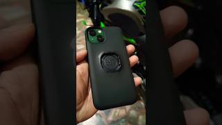 QUAD LOCK Stem Mount Pro with iPhone 13 case on ZX6R quadlock iphone zx6r kawasakininja [upl. by Talmud]