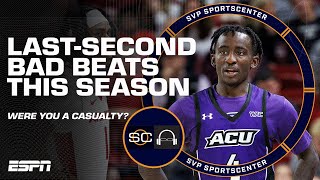 Most heartbreaking BAD BEATS in college basketball this season thus far  SC with SVP [upl. by Notslar]