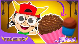 Brigadeiro De Chocolate  Felizito [upl. by Aymahs]