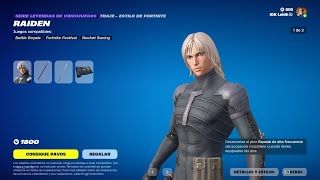 NUEVA SKIN RAIDEN Y ¿ENSERIO NUEVA TIENDA FORTNITE HOY 240124  TIENDA DE FORTNITE 24 DE ENERO [upl. by Pesek]