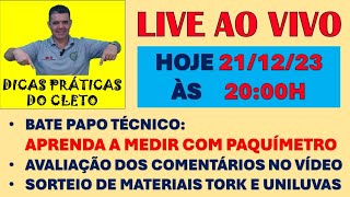 DICAS PRÁTICAS DO CLETO  Aprenda a medir com paquímetro Sorteio de materiais TORK e UNILUVAS [upl. by Mowbray]