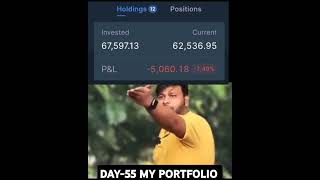 Day55 My Portfolio 15112024 trading shorts stockmarket stocks investment funny [upl. by Sauers]