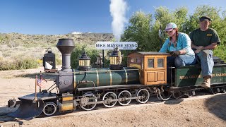 Mesa Grande Western Live Steam Train  Fast POV ride [upl. by Ireva656]