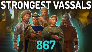 CK3 5 of the Most POWERFUL Vassal Starts in 867AD [upl. by Seavey]