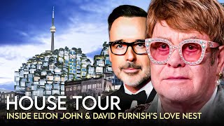 Elton John amp David Furnish  House Tour  5 Million Toronto Treehouse Condo amp More [upl. by Donovan481]