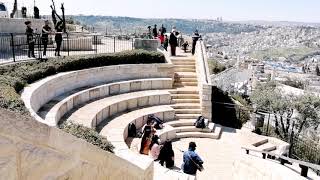 Mt of OLIVES CHAPEL of ASCENSION DOMINUS FLEVIT CHURCH Depseyimbin [upl. by Etep381]