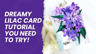 How to Create Dimensional Floral DieCuts with Watercolor [upl. by Judsen453]