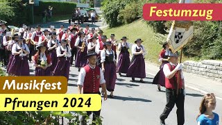 Musikfest Pfrungen 2024 Festumzug [upl. by Asillem781]