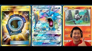 GYARADOS GX Deck BEST Stage 1 Stats 5 Energies Are No Problem [upl. by Rahr]