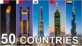 Tallest Buildings by Country Ranking [upl. by Eagle]