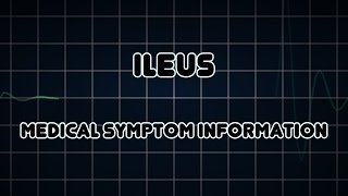 Ileus Medical Symptom [upl. by Harbard]