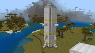 building a gigantic bomb in Minecraft [upl. by Ilarin]