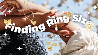 Ask A Jewelry Designer How To Sneakily Find Out Your Partner’s Ring Size  Nina Berenato [upl. by Kcirrej]