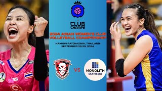 MONOLITH SKYRISERS PHI VS Nakhon Ratchasima Qmin C THA  2024 Asian Womens Club Volleyball 🏆 [upl. by Esmerelda65]