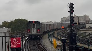 IRT White Plains Rd Line 2 amp 5 Exp amp Lcl Train Action at East 180th St [upl. by Keri]