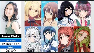 Top 15 roles by Anzai Chika Chisato and more [upl. by Idzik]