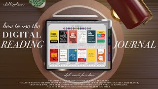 🧠📚Chillization GoodNotes Digital Reading Journal User Guide  Benefits of Digital Reading Journal [upl. by Ainerbas]