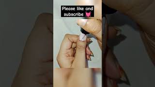 Striping tape nailart design ✨💅 shorts youtubeshorts trending trending shortsfeed nailart2024 [upl. by Zarihs]