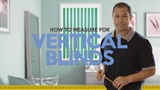 How to measure for vertical blinds [upl. by Vitia]