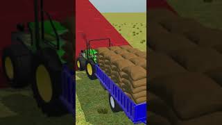 swaraj vs John Deere swarajjohndeereautomobiletractornishudaswalyoutubeshortsshortsshort [upl. by Cul]