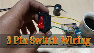 3 Pin Switch wiring how to wire rocker switch [upl. by Georgi]