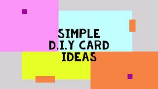 Simple DIY Card Ideas  Very Easy  Very Beautiful [upl. by Nalorac503]