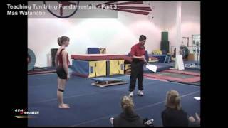 Teaching Tumbling Fundamentals  Part 3  Mas Watanbe [upl. by Goulet]