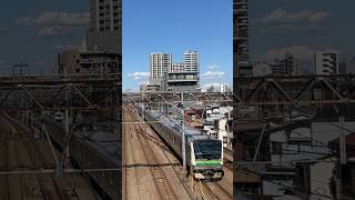 神奈川駅付近JR線通過シーン3short jr 鉄道 e233系 jr東日本 shorts [upl. by Liu]