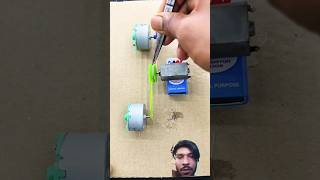 shorts DIY DC to DC Motor Generator  How to Make a DC Motor a Generator shorts motor dcmotor [upl. by Jake]