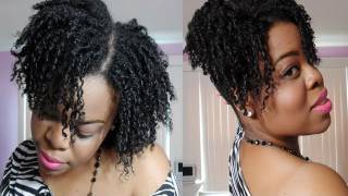 Coil Out  Quick Up Do on Natural Hair [upl. by Nored]