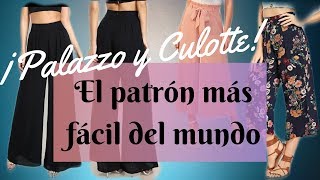 07 PATRÓN Y TRANSFORMACIÓN DEL PALAZZO Y CULOTTEREALIZA TODOS LOS MODELOS QUE QUIERAS 🥰 [upl. by Andryc885]