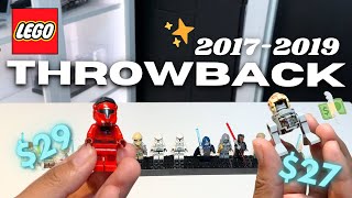 UNBOXING LEGO STAR WARS 20172019 THROWBACKS🔥 [upl. by Nyleahs]