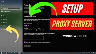 How To Setup PROXY SERVER Settings In Google Chrome  Proxy Settings On Windows 10 PC [upl. by Akirre]