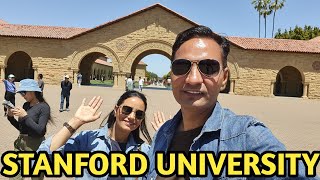 Campus Tour of Stanford University San Francisco California  SF to Stanford TravellingHeights [upl. by Odlabu]