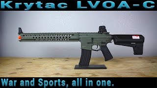 Krytac WarSport LVOAC Airsoft Gun Review [upl. by Rtoip825]