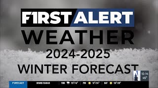 First Alert Winter Forecast 20242025 [upl. by Avner]